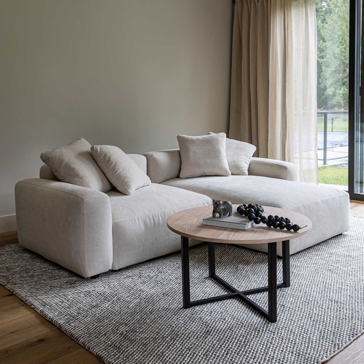 Premium modern sofa in a bright Vancouver living room - Urban Nesti