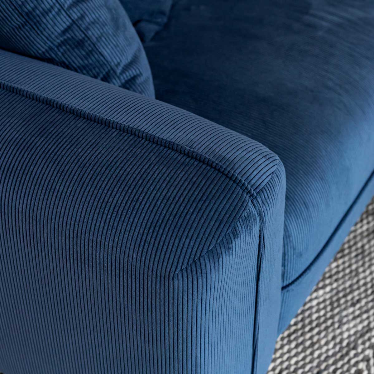 CityFit 3-Seater Condo Sofa - Blue