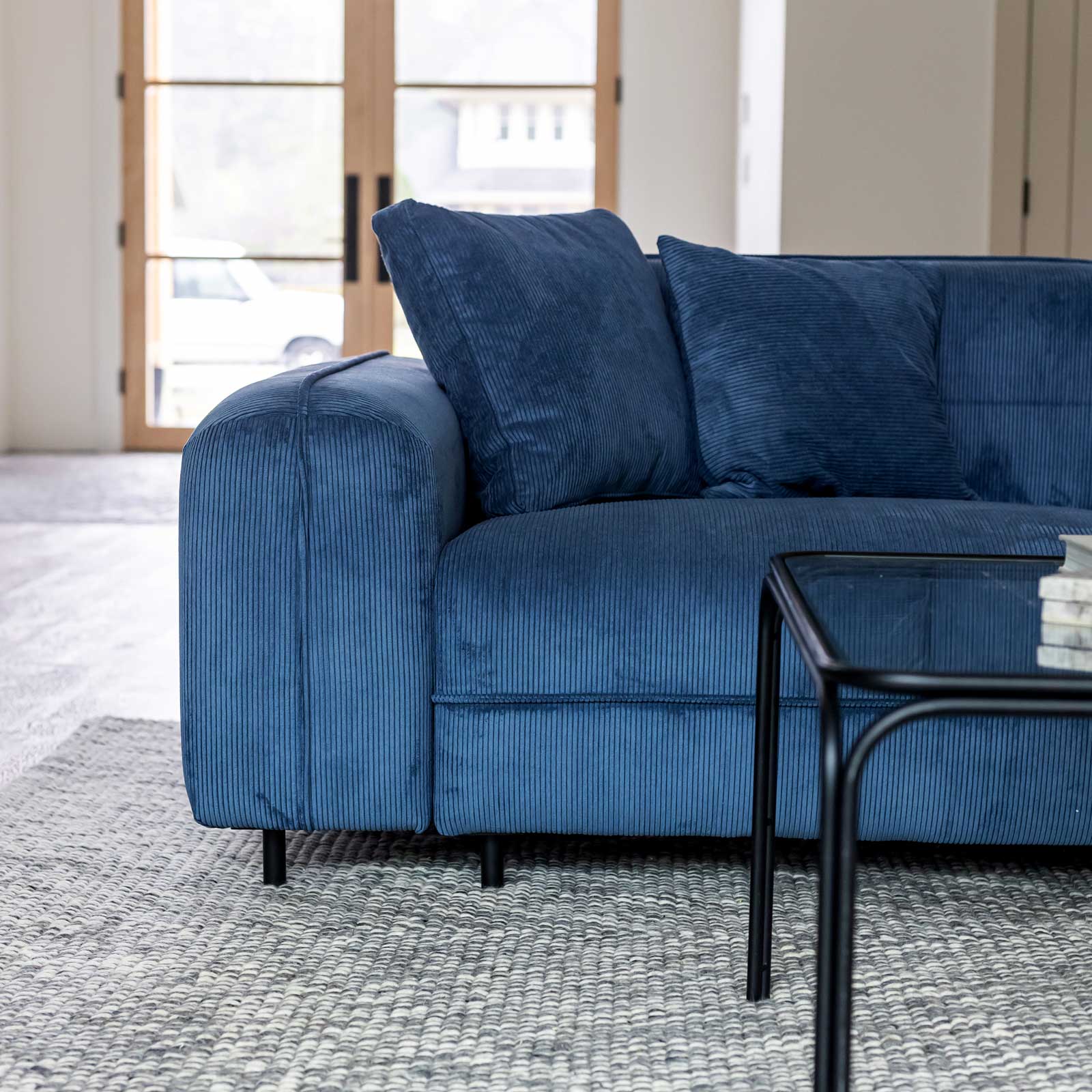 CityFit 3-Seater Condo Sofa - Blue