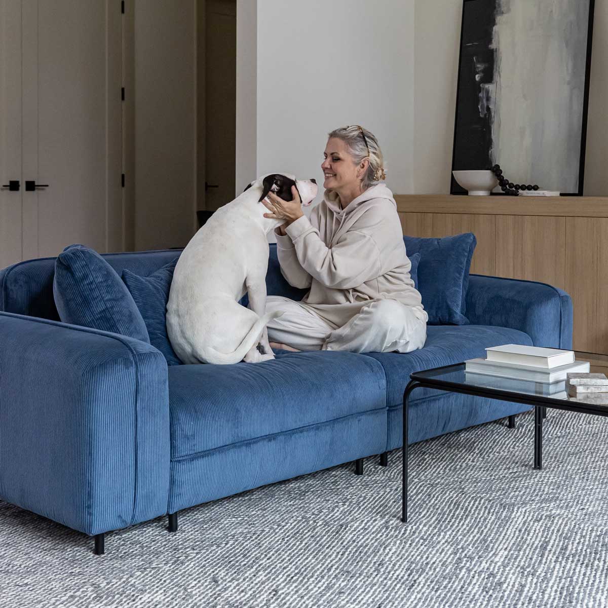 CityFit 3-Seater Sofa - Blue