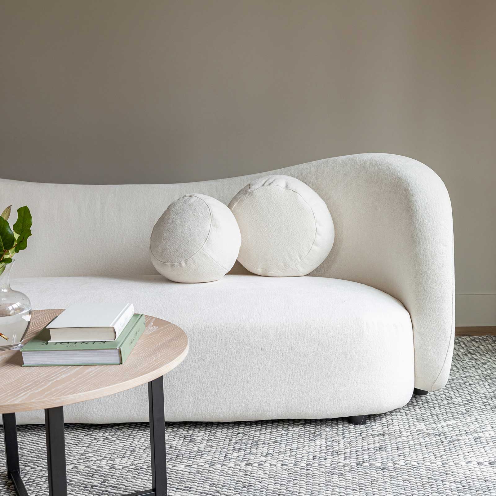Nest Curve Sofa - Ivory