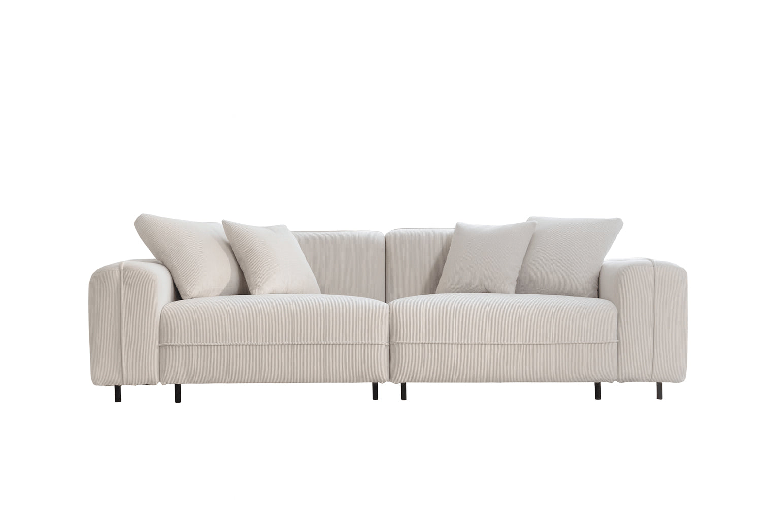 CityFit 3-Seater Condo Sofa - Cream