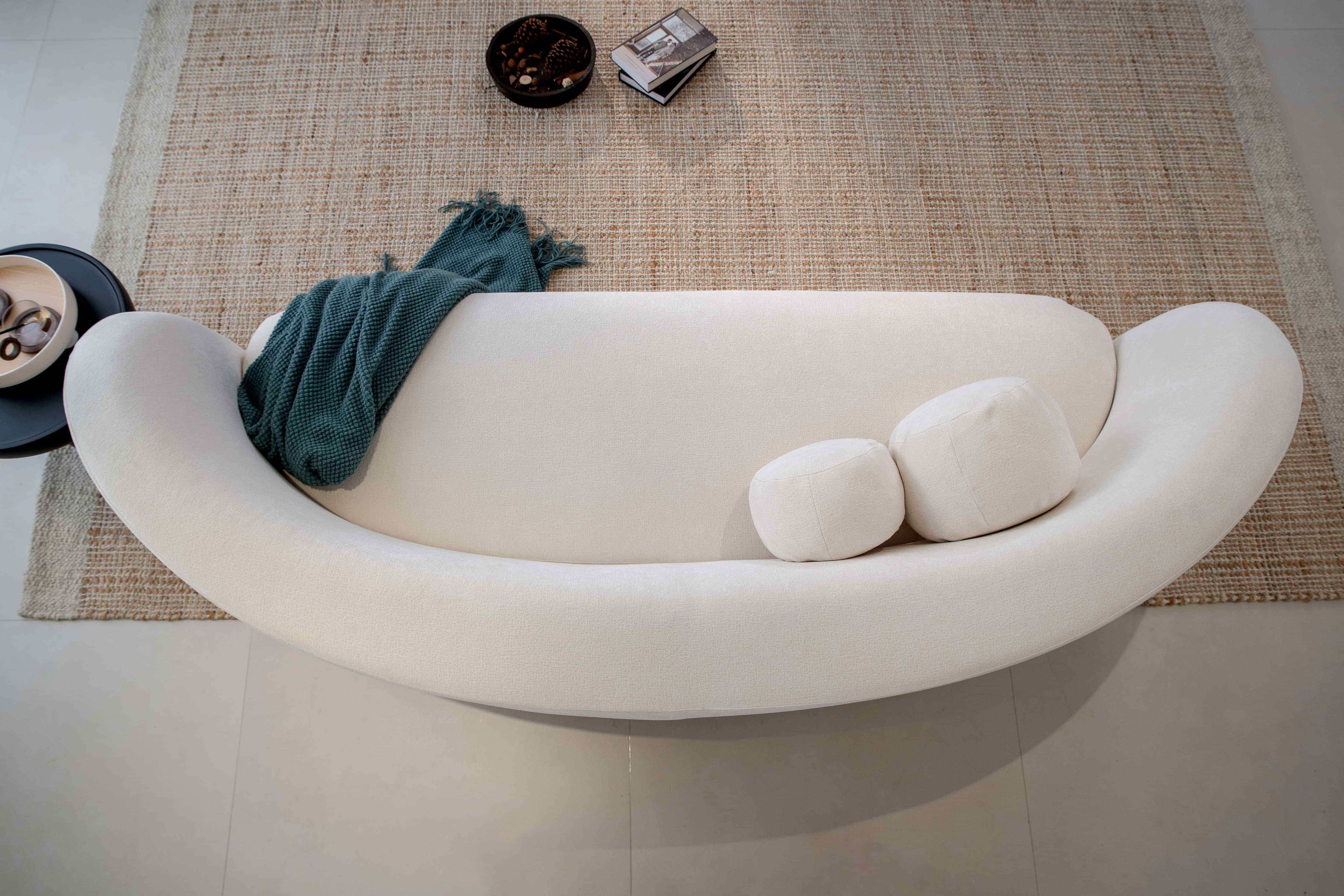 Nest Curve Sofa - Ivory