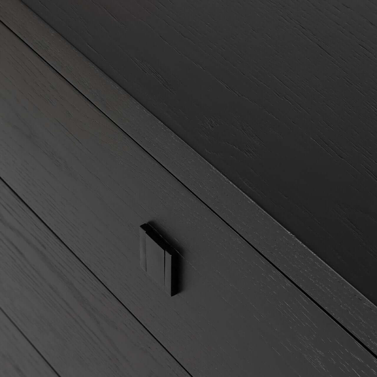 Hara 3 Drawer Dresser - Black