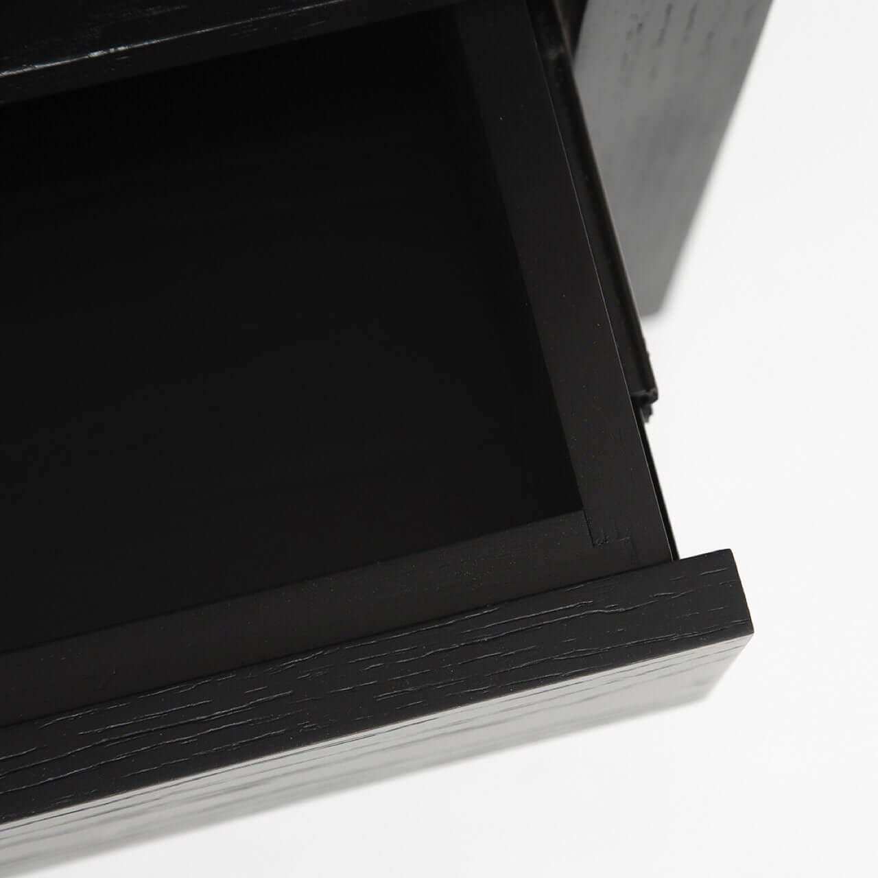 Metro 1 Drawer Accent Table - Black