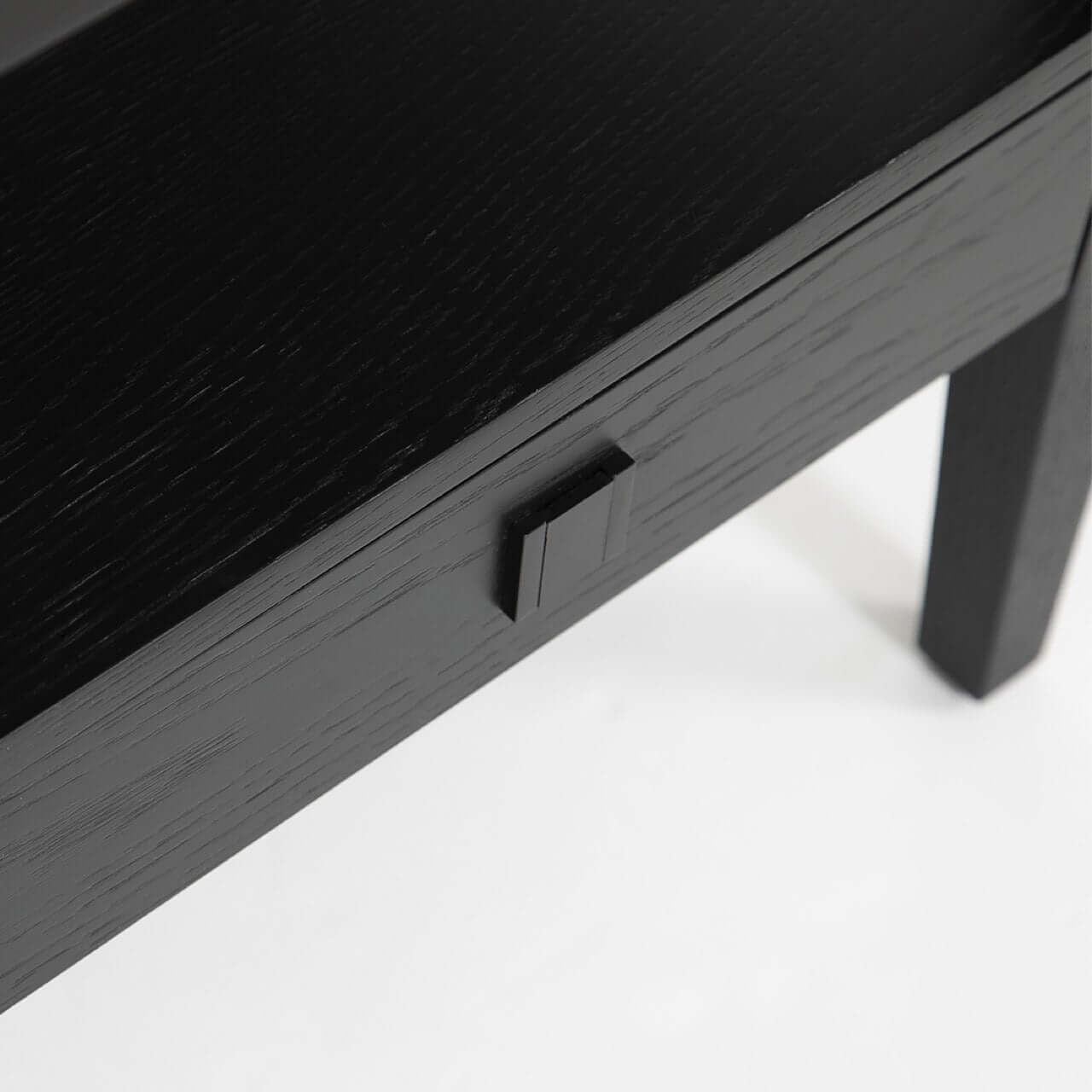 Metro 1 Drawer Accent Table - Black