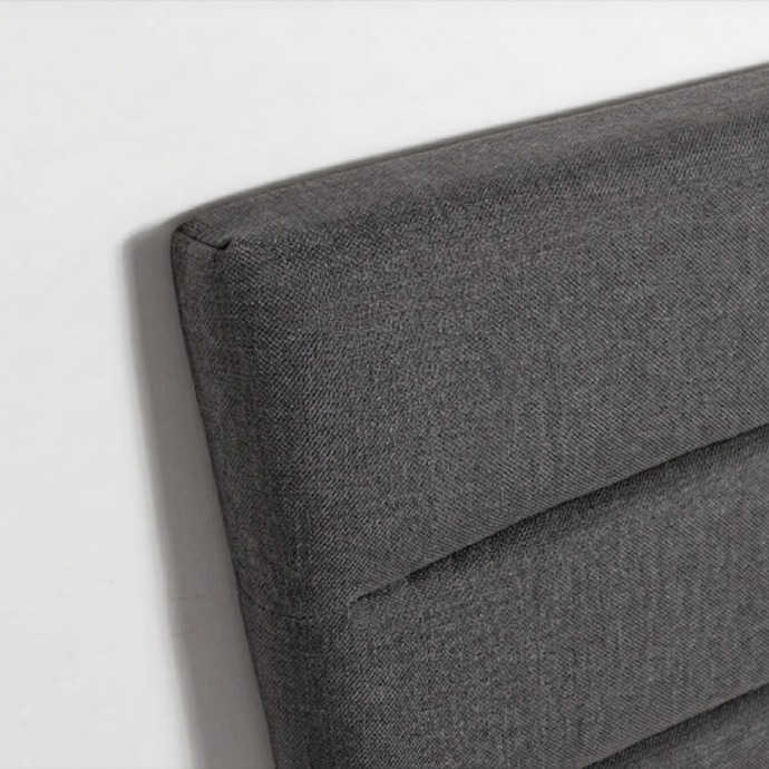 Justin Queen Storage Bed - Dark Greige