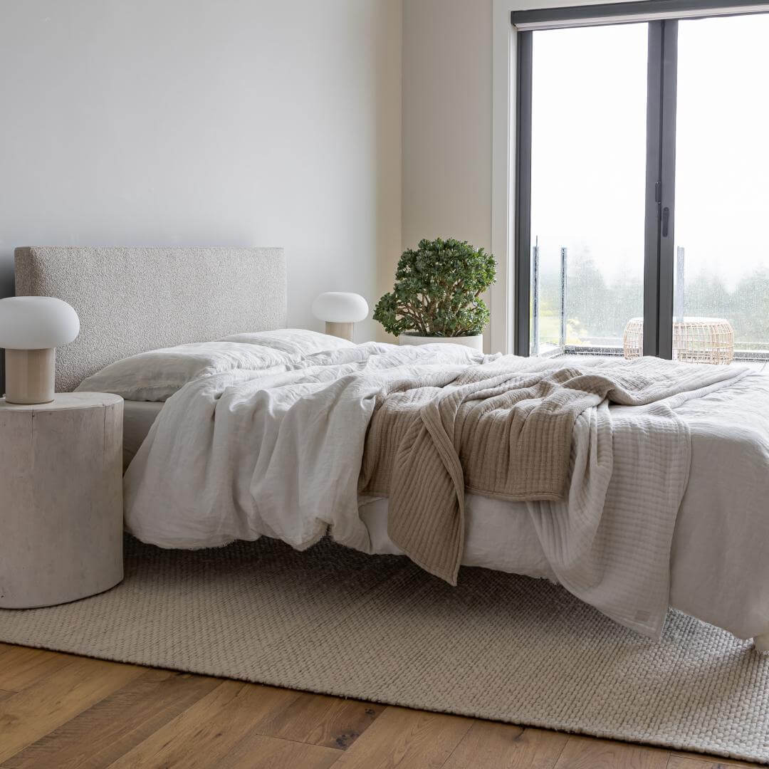 Luna Tool-Free Queen Bed - Buff