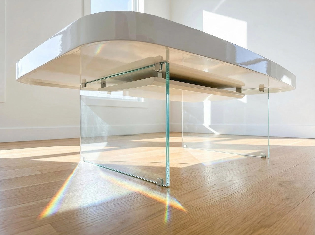 FlexTop  Lift Coffee Table  - Gloss White